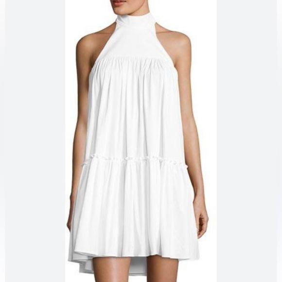NWT Caroline Constas Bo Halter poplin dress, Small - Picture 2 of 7